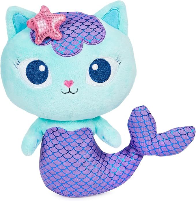 Gabby's Dollhouse, 8-inch MerCat Purr-ific Plush Toy, Kids Toys for Ages 3 and up | Amazon (US)