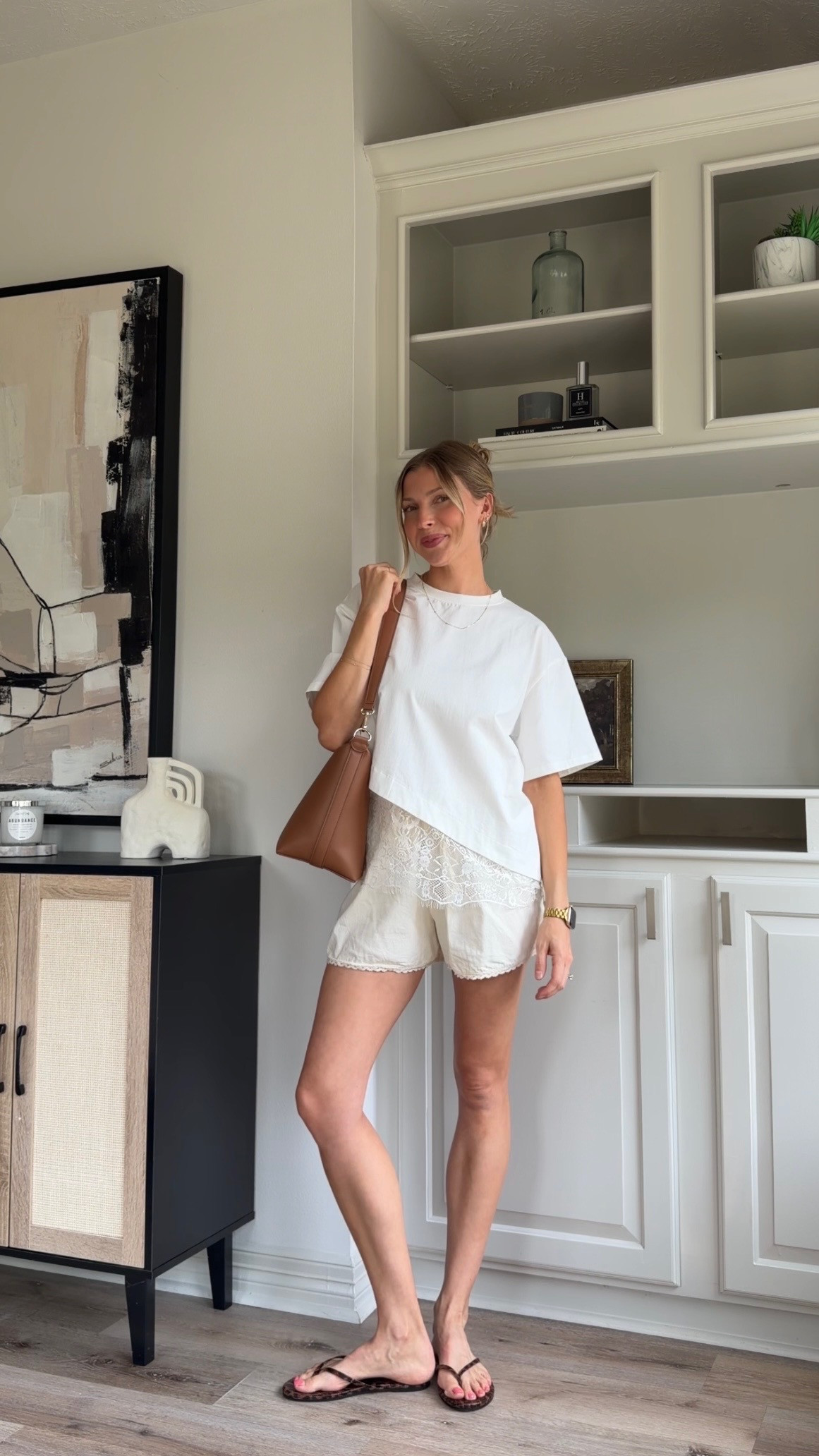 Summer capsule outfit | S in tee + S in shorts (part of set) 

 #LTKootd #LTKmomlife