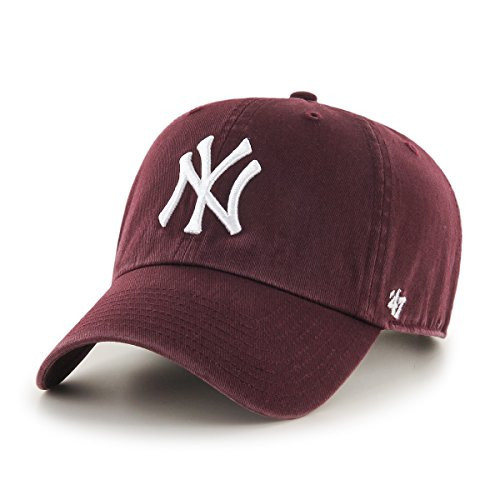 '47 Brand MLB New York Yankees Clean Up Cap - Maroon | Amazon (CA)
