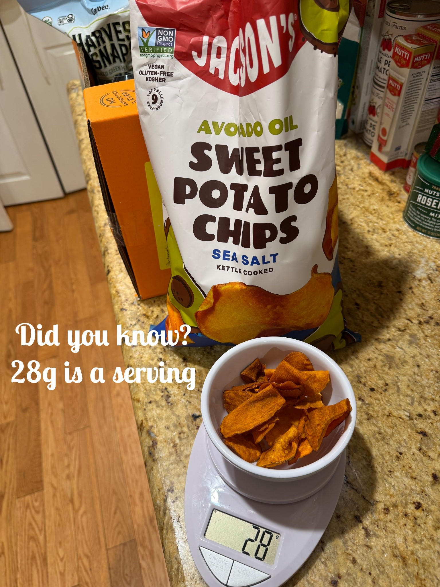 Girls, are you on a weightloss or weight management journey?

Portion size is such an easy way to implement changes but still include your favorites. 

I can almost guarantee you will be shocked when you weigh out an actual serving size from the product packaging! 

28 grams is the serving size for these sweet potato chips which equates to one handful from the bag.
 
Easy thing to take action on right away and then you will be armed with knowledge you hadn’t been leaning into.

I can tell you even my husband weighs and portions out his lunch daily after  1.5 years of eating the same thing M-F. No eyeballing it for him and he is now at his goal weight of “normal” on the BMI chart and has been maintaining that for about 3 months by keeping that consistency.

Want to join me for your next chapter in healing, Comment COMMUNITY for next steps👏

#buildingcommunity #womenscommunity
#weightlosscommunity


#LTKfoodie #LTKActive #LTKOver40