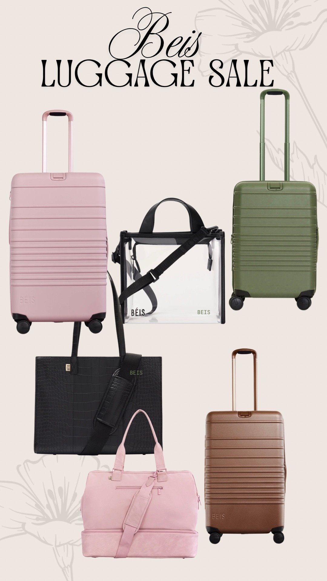 Beis Luggage #beisluggage 

#LTKTravel #LTKdayinmylife #LTKSaleAlert