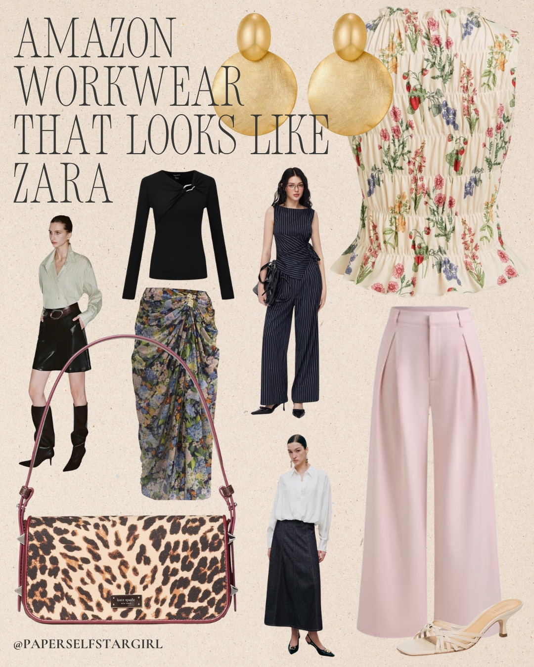 Amazon workwear that looks like Zara! 🌿 Polished trousers, sleek tops, easy layers, and office-ready pieces that make getting dressed for work feel instantly more styled. 

Shop the collage if your work wardrobe needs a clean, elevated refresh. ✨

#LTKWorkwear #LTKMidsize #LTKU
