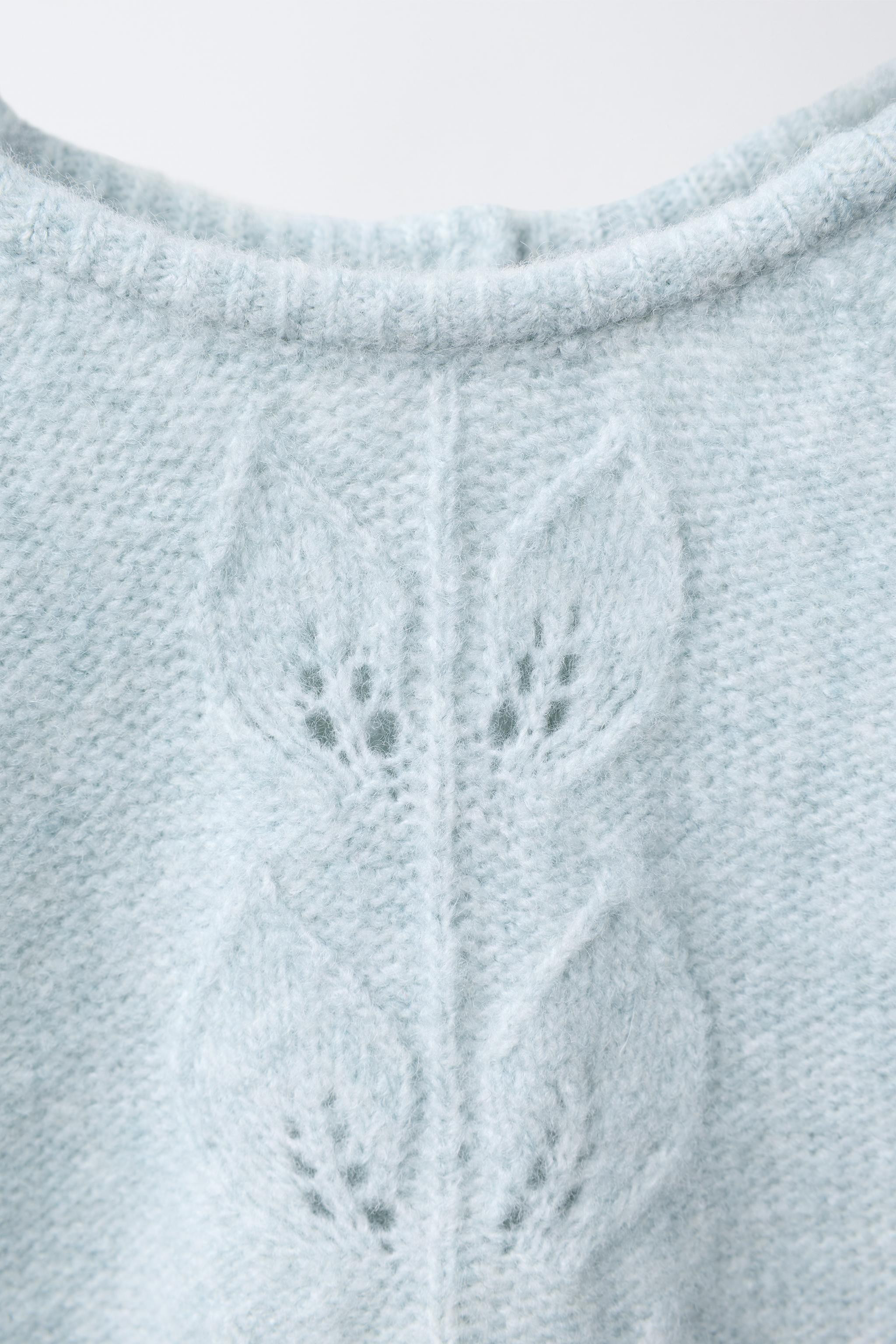 LEAF KNIT SWEATER | Zara US