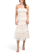 Strapless Tiered Midi Dress | Midi Dresses | Marshalls | Marshalls