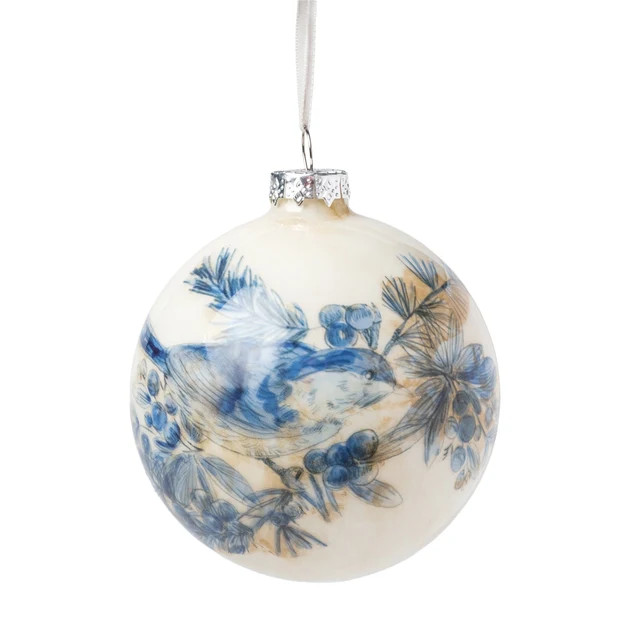Delft Aviary Ornament | Cailini Coastal