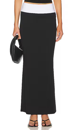 Jodie Maxi Skirt in Black | Revolve Clothing (Global)