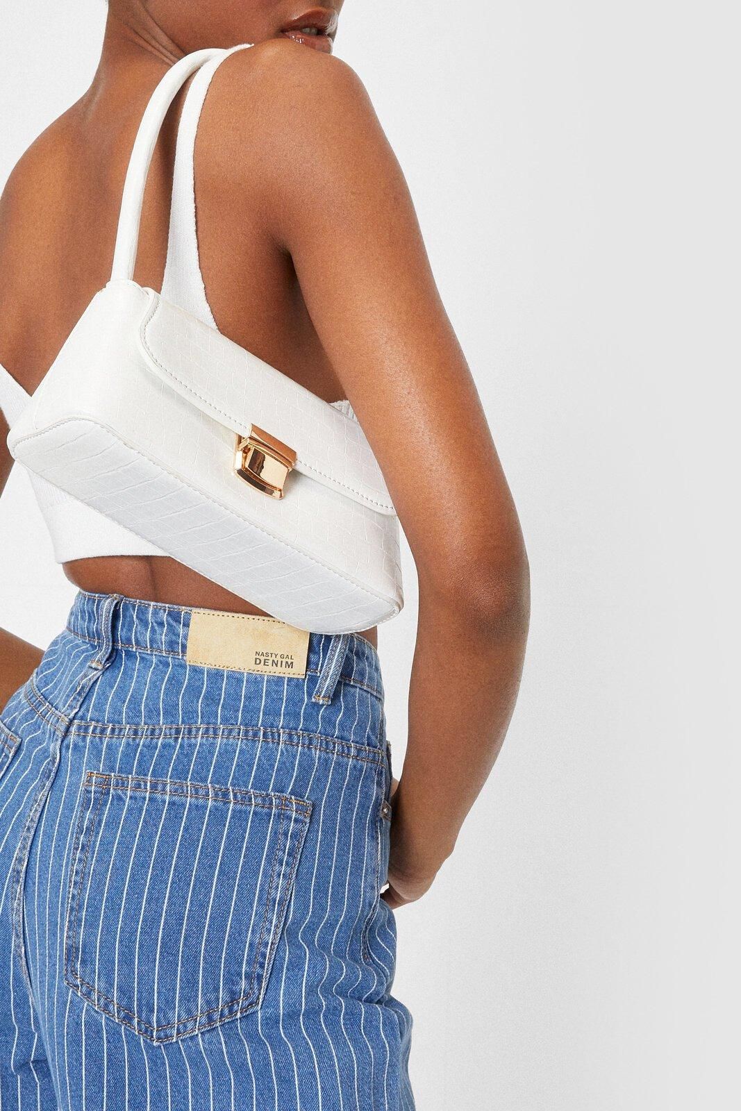 WANT Long Love Croc 'N' Roll Shoulder Bag | NastyGal (US & CA)