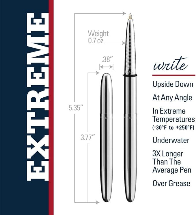 Fisher Space Pen Chrome Bullet Space Pen | Amazon (US)
