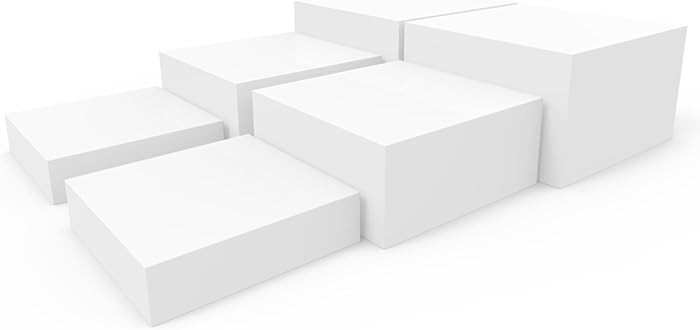 PecMuikee Buffet Risers, Food Risers for Buffet Table, Display Stand Shelf for Catering Dessert C... | Amazon (US)