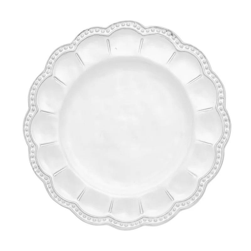 Bella Bianca Beaded 9" Salad or Dessert Plate | Wayfair North America