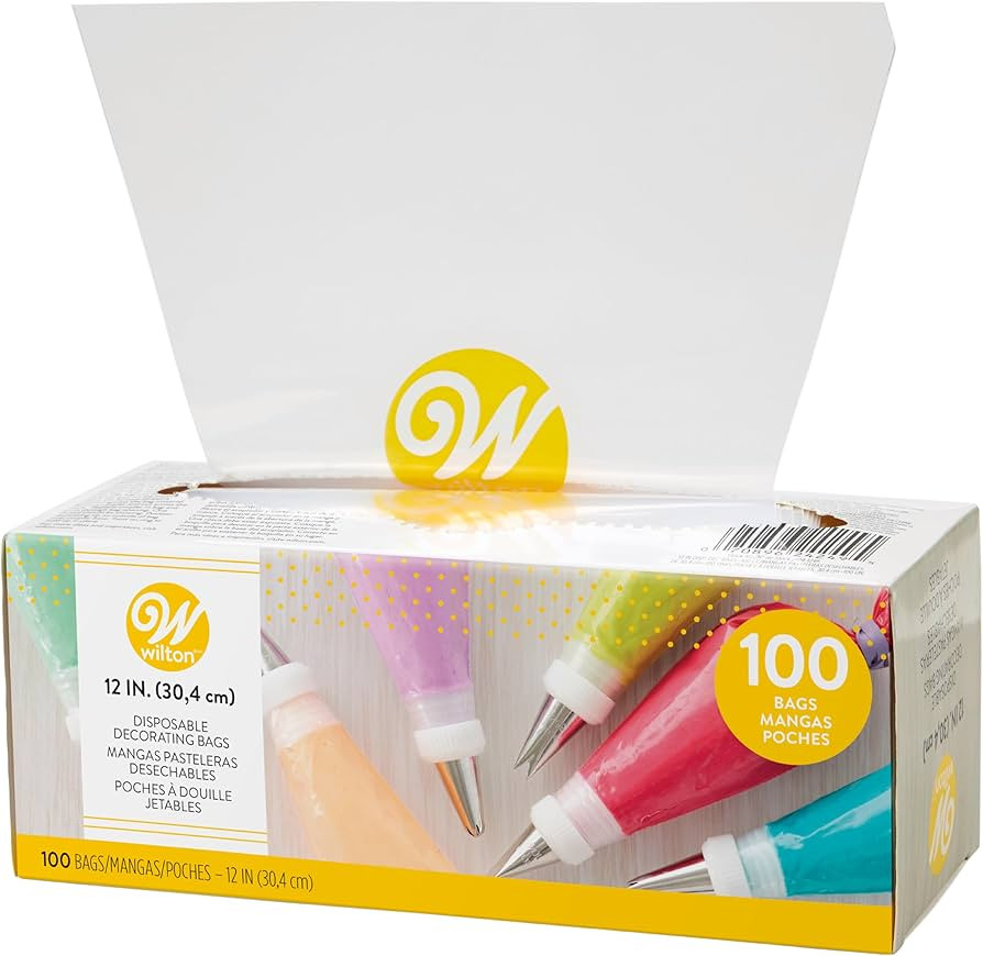 Wilton Disposable Decorating Bags for Piping Icing & Cake Decorating, Perfect for Baking Creation... | Amazon (US)