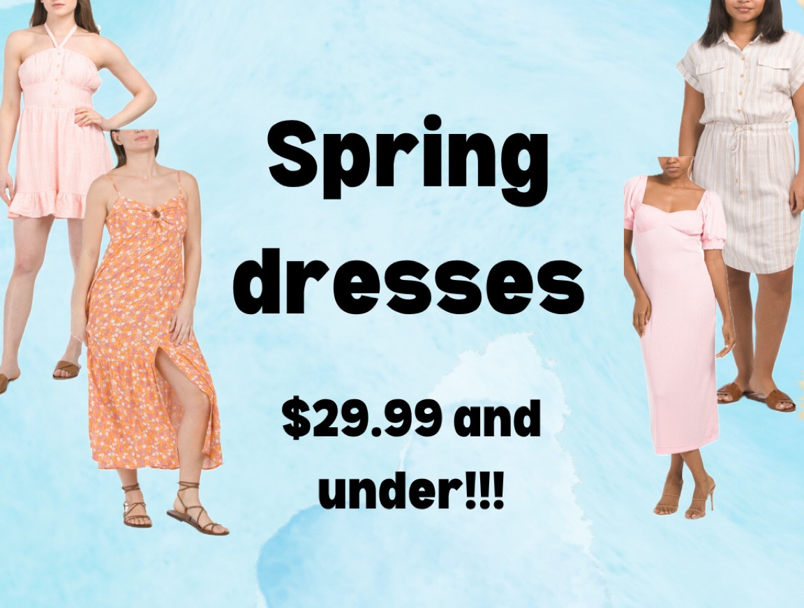 Spring dresses from Steve Madden, Free People, LULUS, and much more dresses 
$29.99 and under !!!

#LTKSeasonal #LTKfindsunder50