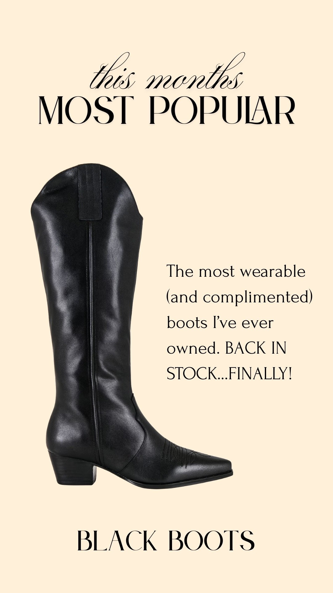 Everyone loves these boots! And they’re so comfortable to wear 

cowboy boots, black boots 



#LTKSeasonal #LTKShoeCrush #LTKStyleTip