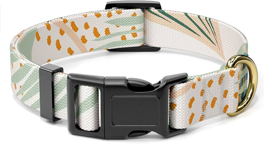 Amazon.com : Rnivvi Dog Collar, Personalized Adjustable Dog Collar for Large Dogs, Cute Boho Pupp... | Amazon (US)
