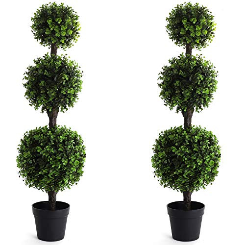 Pure Garden 50-10007 Hedyotis Triple Ball Tree, 5-Feet, 15x15, Green | Amazon (US)