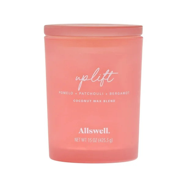 Allswell 15oz Scented 2-Wick Spa Candle - Uplift (Pomelo + Patchouli + Bergamot) | Walmart (US)