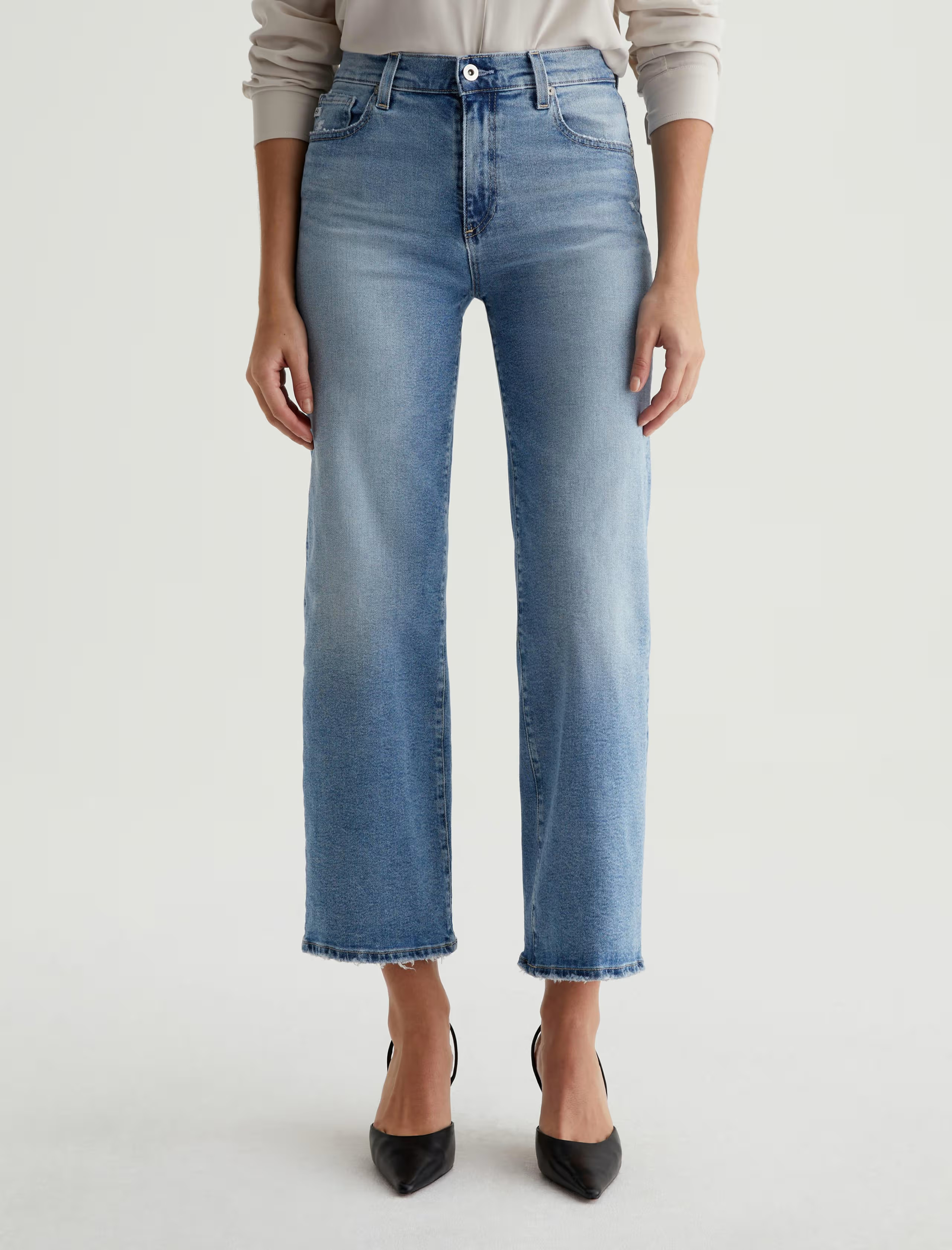 Saige Wide Leg Crop | AG Jeans