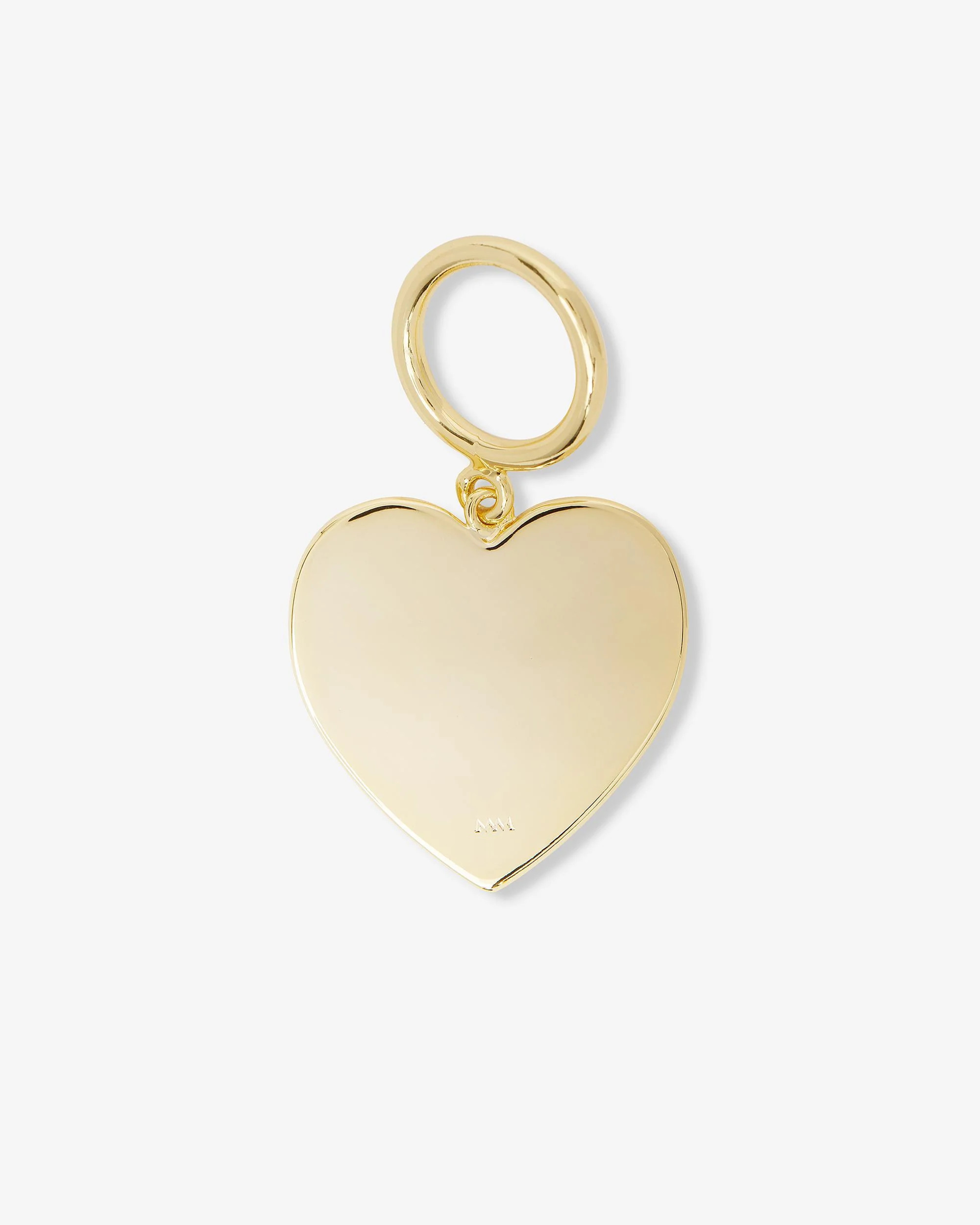 XL Heart Engravable Dog Tag - Gold | Melinda Maria Jewelry