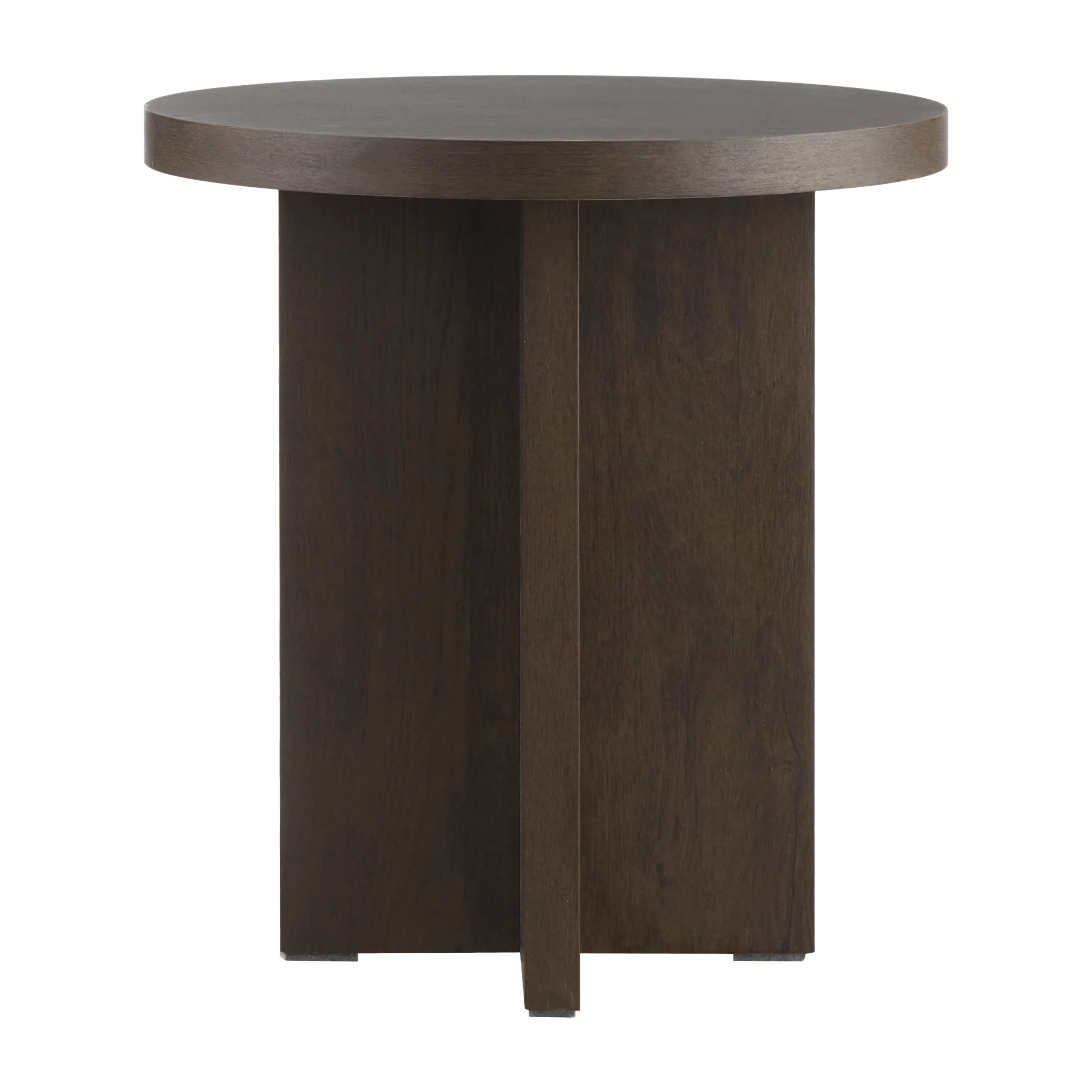 Wooden Round Side Table | Bouclair