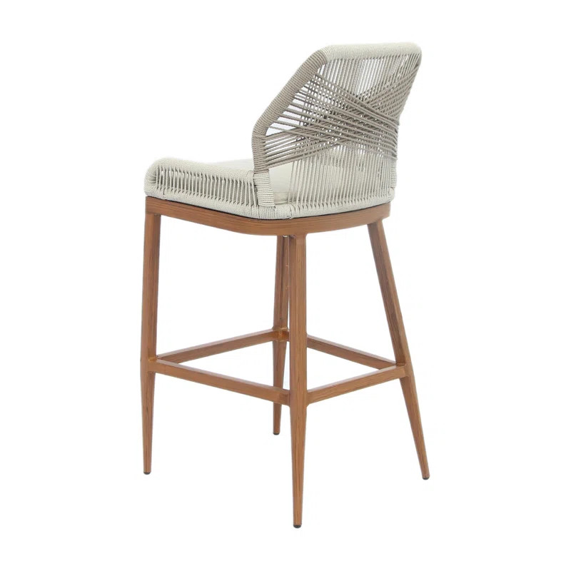 Bess Patio Bar Stool with Cushion | Wayfair North America