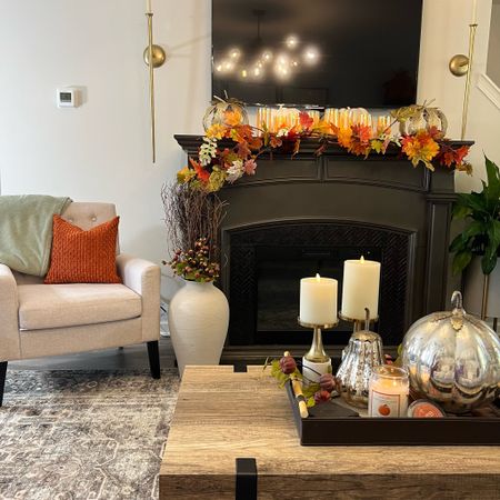 Fall living room styling. #falllivingroom #fallhomedecor #falldecor 

#LTKFind #LTKSeasonal #LTKhome