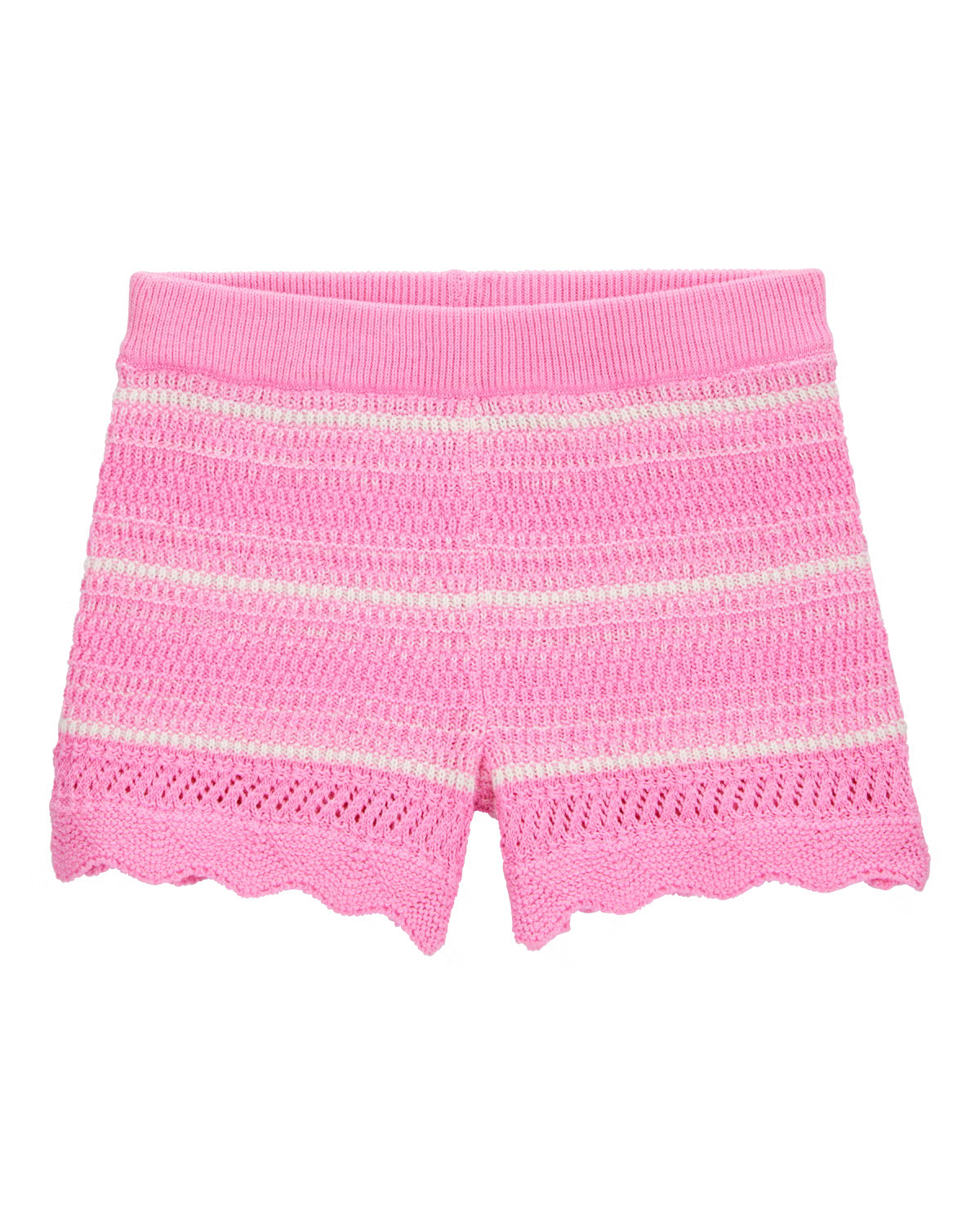 Toddler Striped Crotchet Knit Shorts - Pink - OshKosh | Carter's | Carter's Inc
