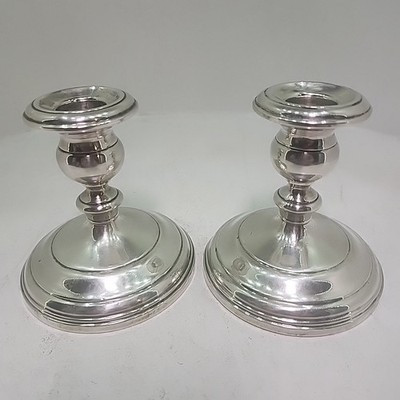 Gorham Puritan Pattern Silver Sterling Weighted Candlestick Pair 662, W 804g | eBay US