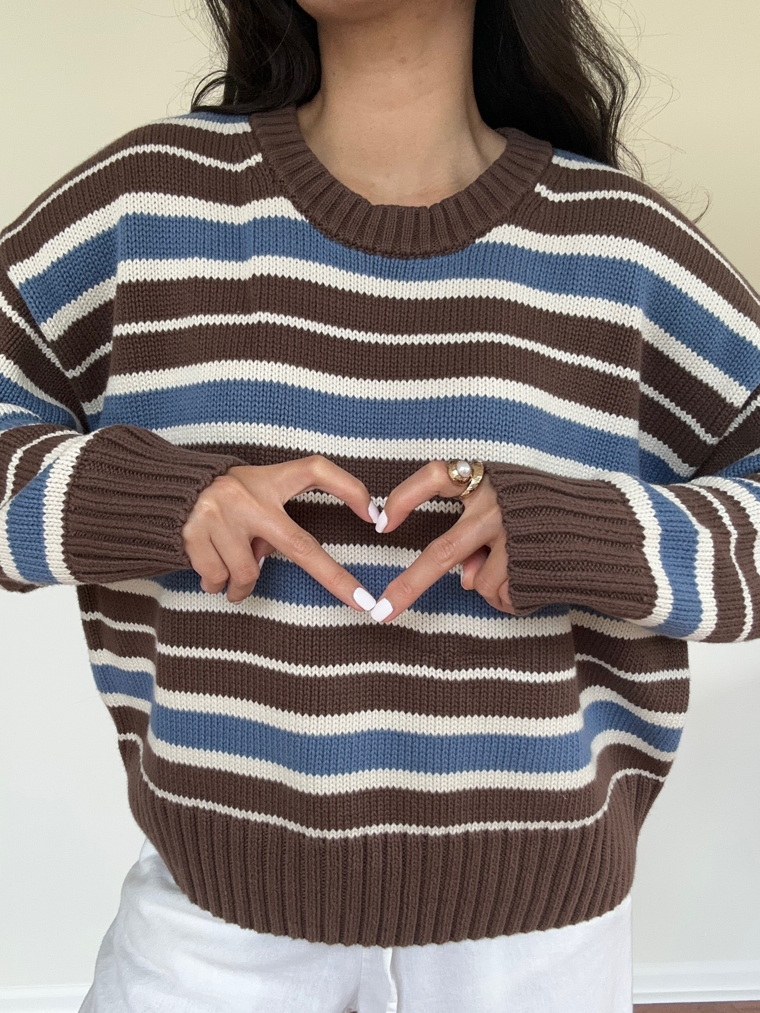 this color combo for fall 💙🤎

#LTKPetite #LTKootd #LTKSeasonal