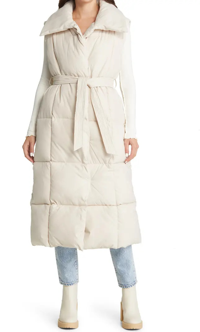 AZALEA WANG Longline Puffer Vest | Nordstrom | Nordstrom