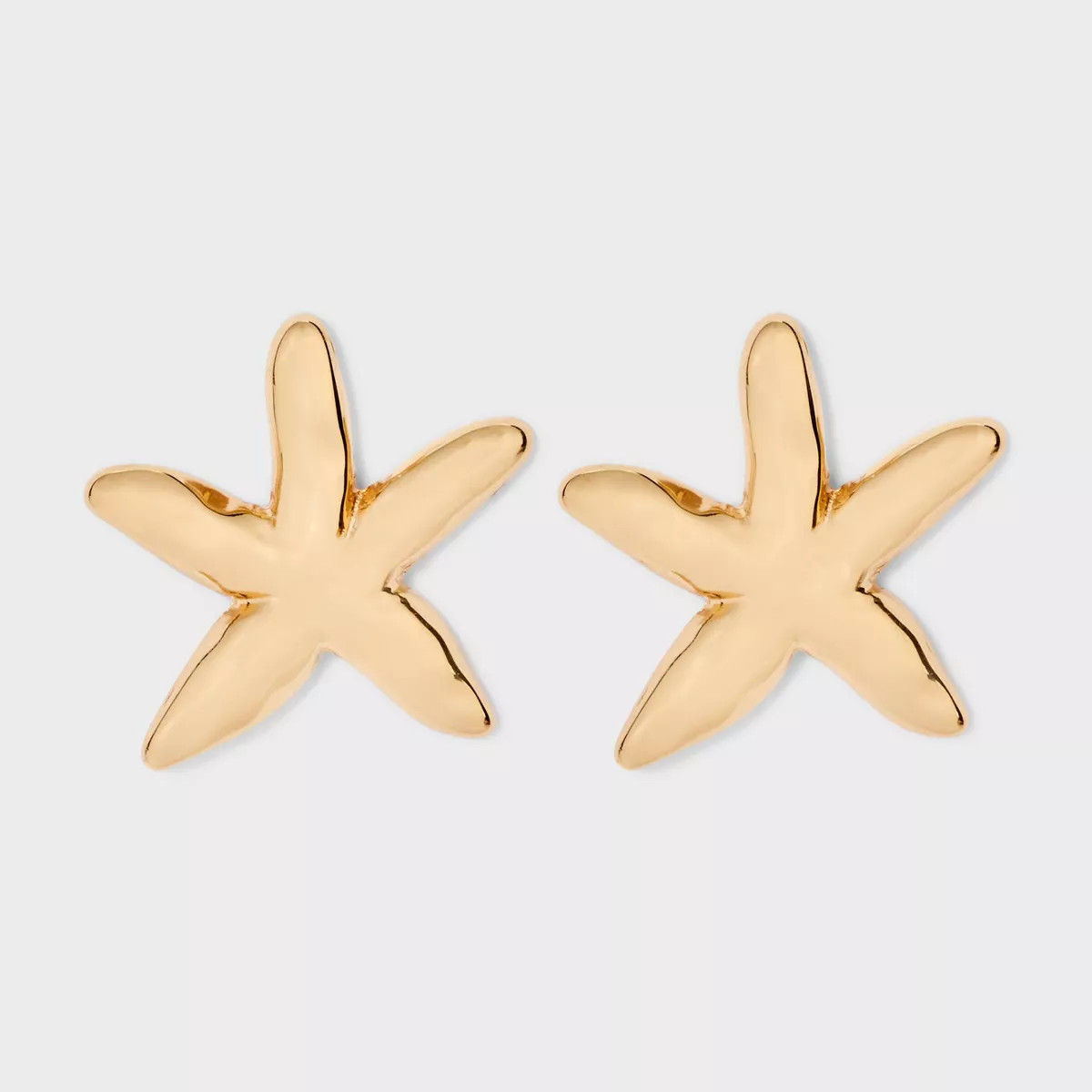 Starfish Post Earrings - A New Day™ Gold | Target