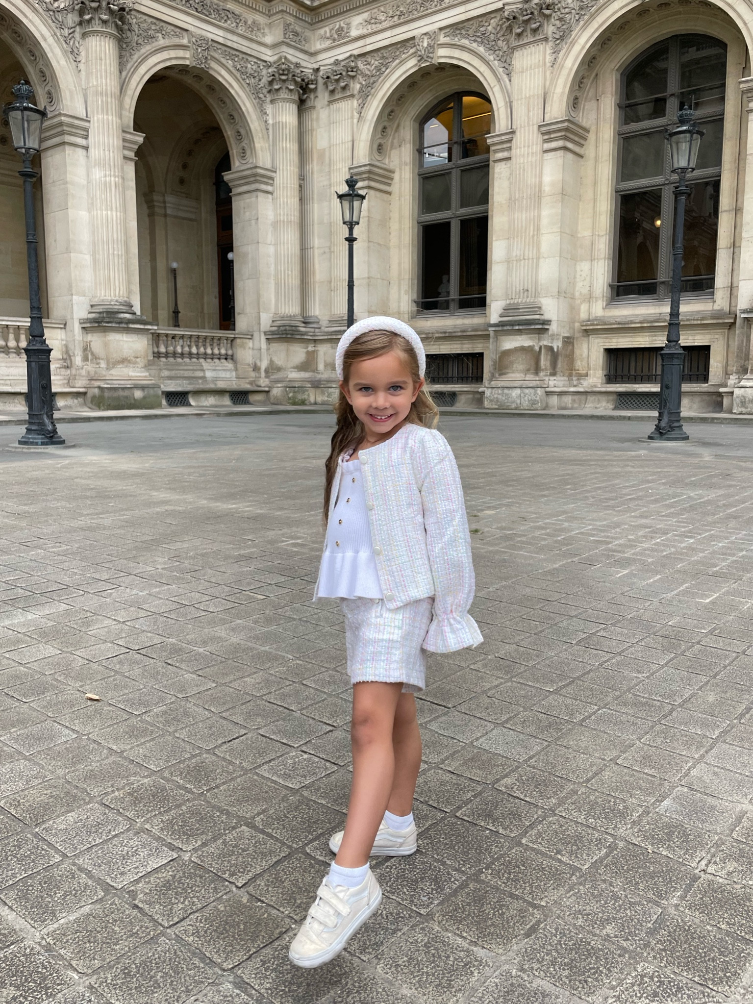 Little girls outfit, paris outfit, vacation outfit, Europe outfit, tweed jacket, matching set

#LTKkids #LTKtravel #LTKSeasonal