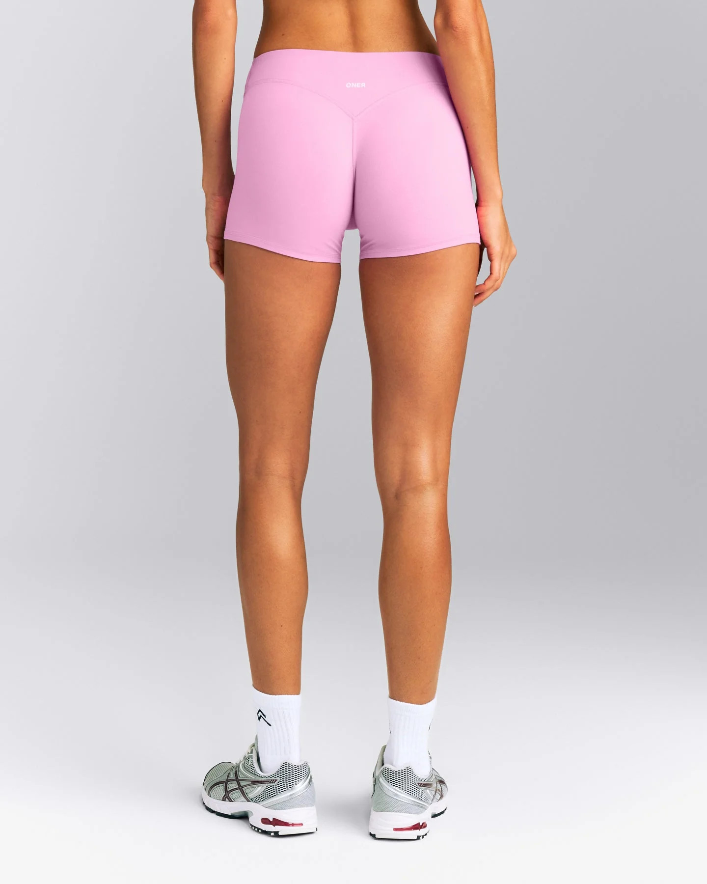 SoftMotion\u2122 Mid Rise Micro Shorts 4" New Branding 
 Rose Pink | Oner Active (UK / US)