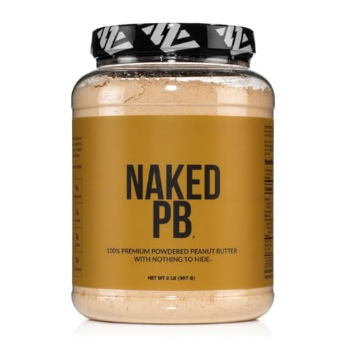 2 LB Powdered Peanut Butter from US Farms – Bulk, Only 1 Ingredient - Roasted Peanuts, Vegan, No Additives, Preservative Free, No Salt, No Sugar - 76 Servings - NAKED PB | Amazon (US)