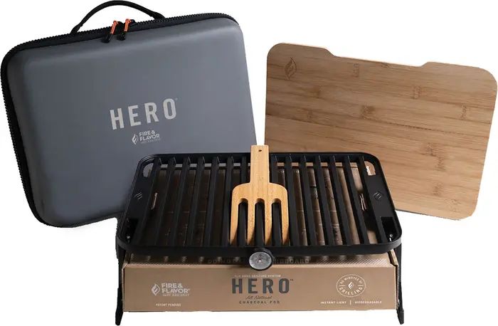 FIRE AND FLAVOR Hero™ Portable Charcoal Grill System | Nordstrom | Nordstrom