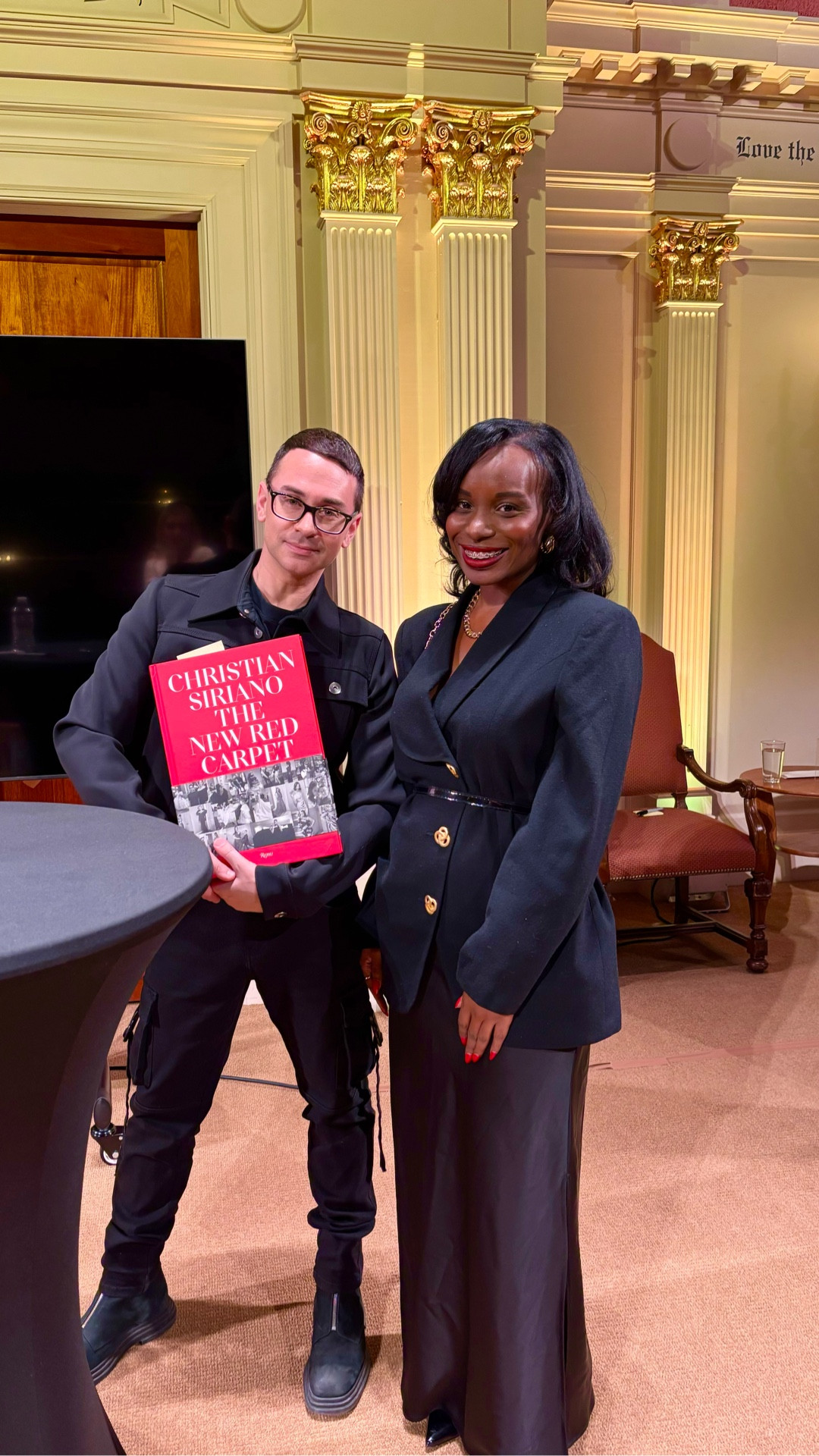 Fall outfit of the day for a night with fashion icons Cristian Siriano and Jenee Naylor. Cristian and I were twinning hard! 

#LTKFindsUnder100 #LTKShoeCrush #LTKSeasonal