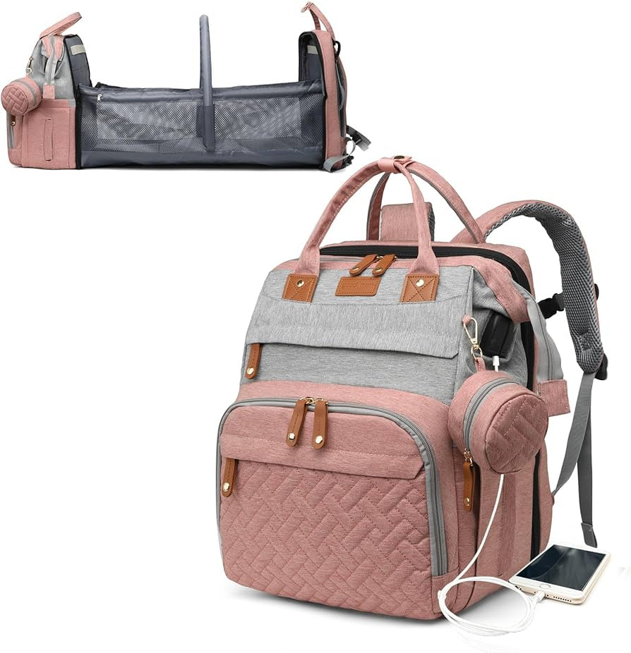 Astro alan Baby Diaper Bags with Changing Station, Waterproof Diaper Bag Backpack for Moms Dads w... | Amazon (US)