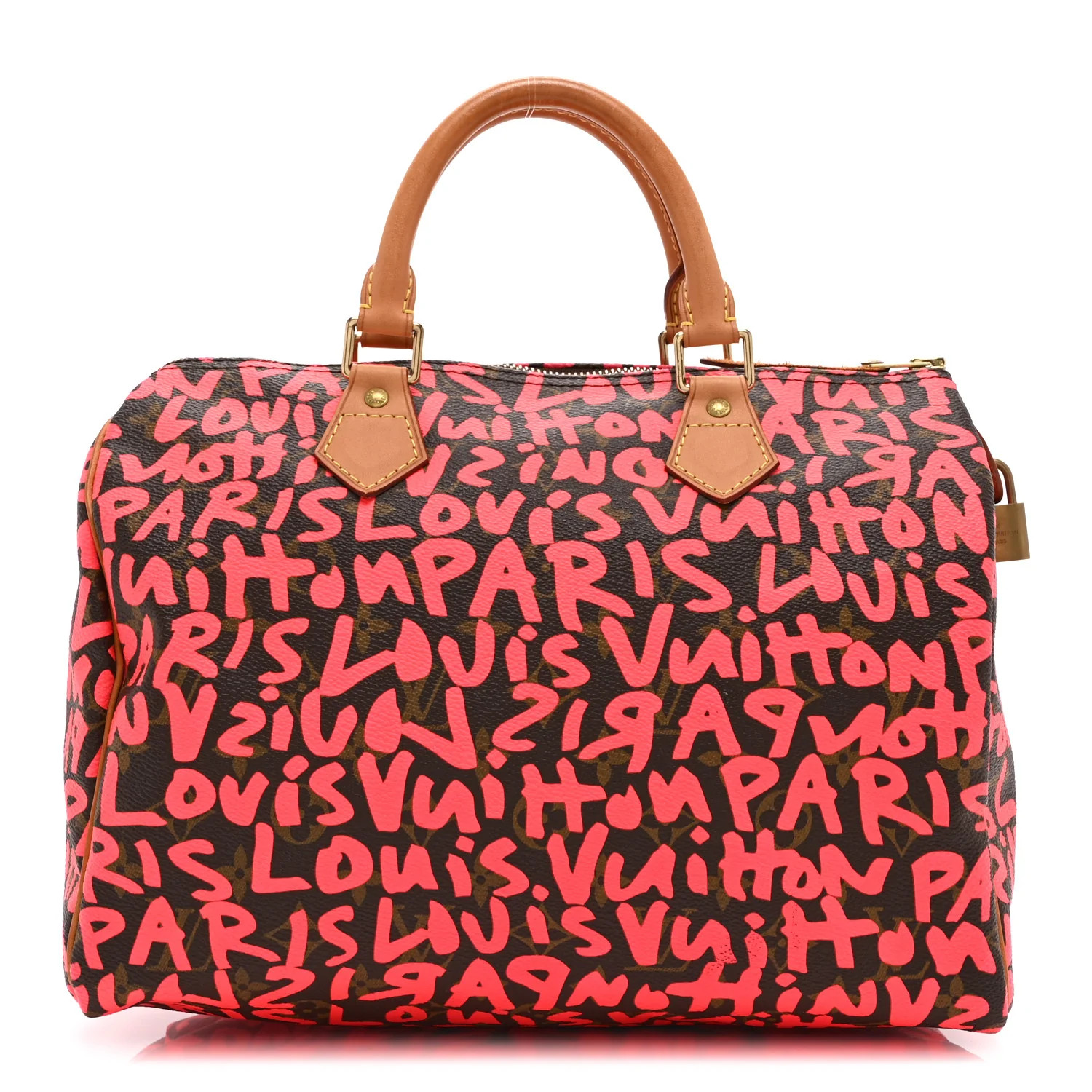 Monogram Graffiti Speedy 30 Fuchsia | FASHIONPHILE (US)