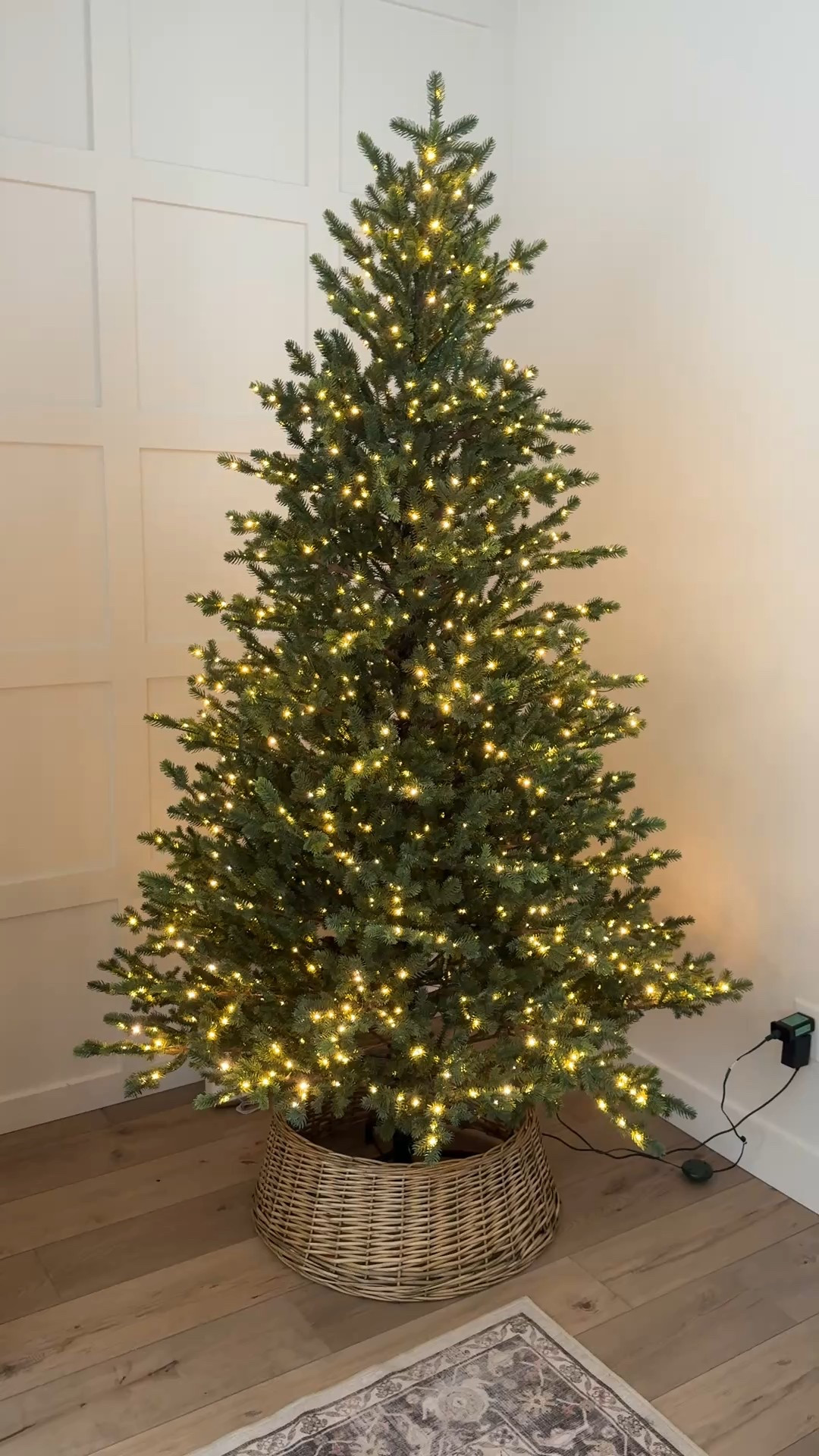 Last years viral Christmas tree is back! It’s the perfect, classic tree and requires no fluffing! 
Home Depot, elegant grand fir  

#LTKCyberWeek #LTKHome #LTKHoliday