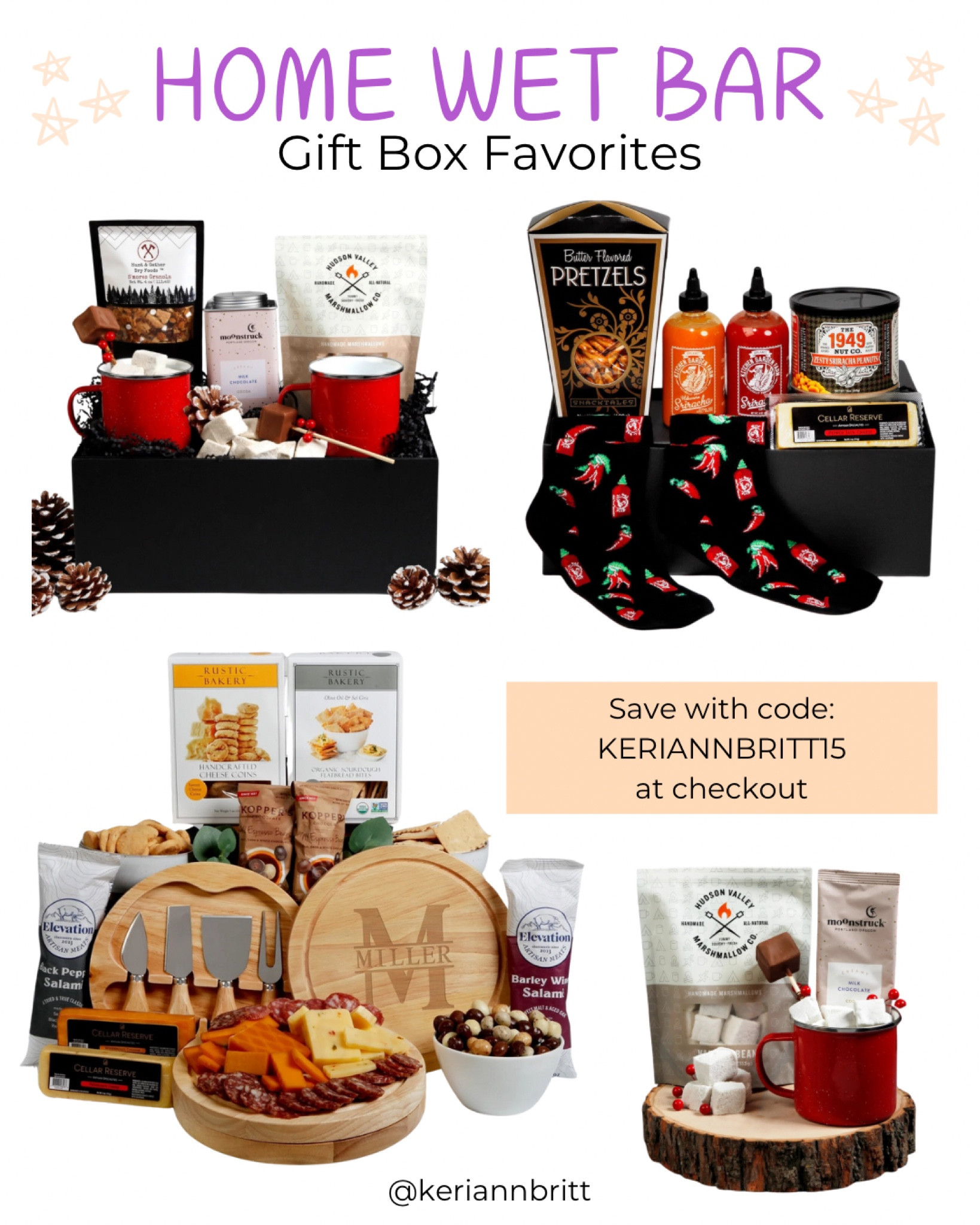 Simplify gifting with the luxurious gift boxes from @homewetbar - hand selected items come wrapped in a beautiful, quality box and make great hostess gifts and more!
Save with code: keriannbritt15

#ad #homewetbar #luxurygifts #personalizedgifts #giftsformen #giftsforhim / food gifts / food gift box / hostess gift / holiday entertaining / foodie gift / gift box / luxury food gift 

#LTKGiftGuide #LTKHome #LTKHoliday