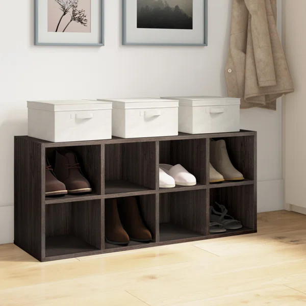 8 Pair Stackable Shoe Rack | Wayfair North America