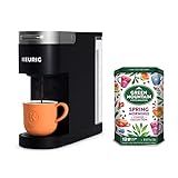 Keurig K-Slim Single Serve Coffee Maker with Green Mountain Coffee Roasters Collectable Tin K-Cup Co | Amazon (US)