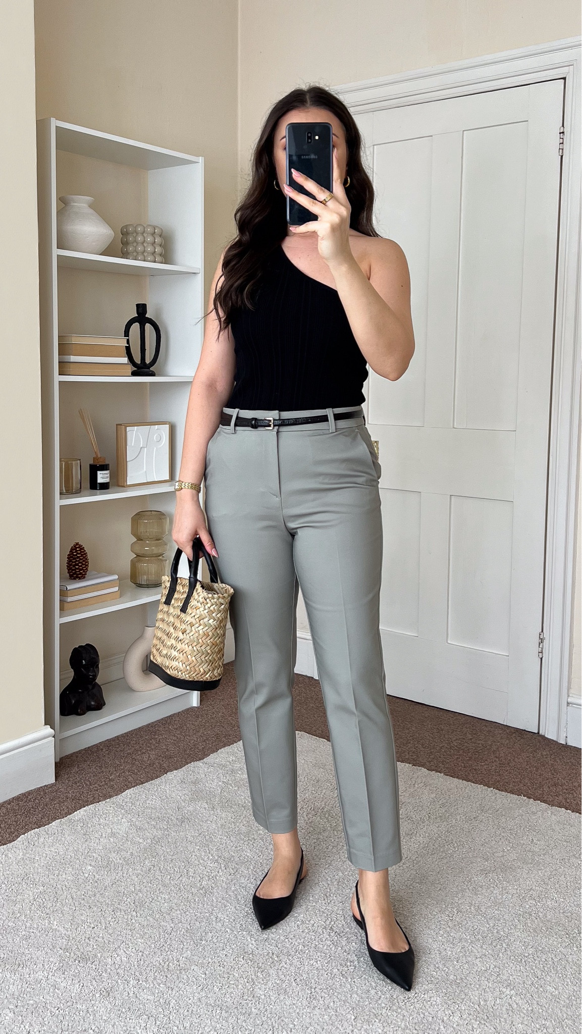 Smart casual summer outfit. Trousers are H&M, wearing size UK10. Top is Pretty Lavish, wearing size S. 

#LTKuk #LTKeurope #LTKsummer