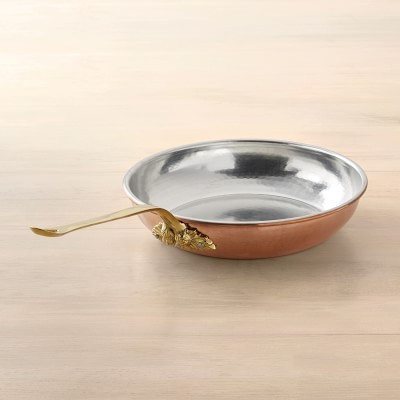 Ruffoni Historia Hammered Copper Fry Pan with Artichoke Handle, 11" | Williams-Sonoma