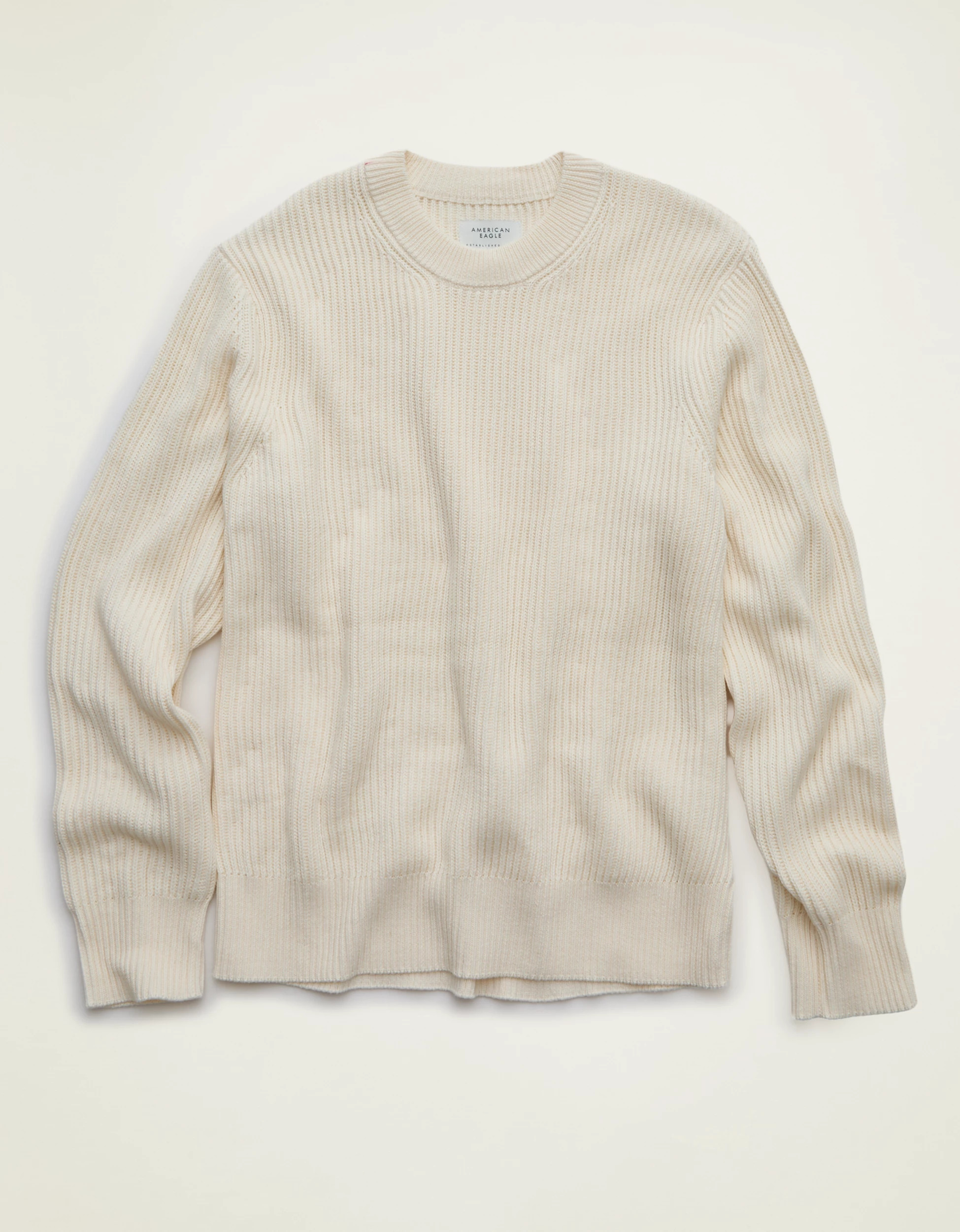 AE Fisherman Crew Neck Sweater | American Eagle Outfitters (US & CA)