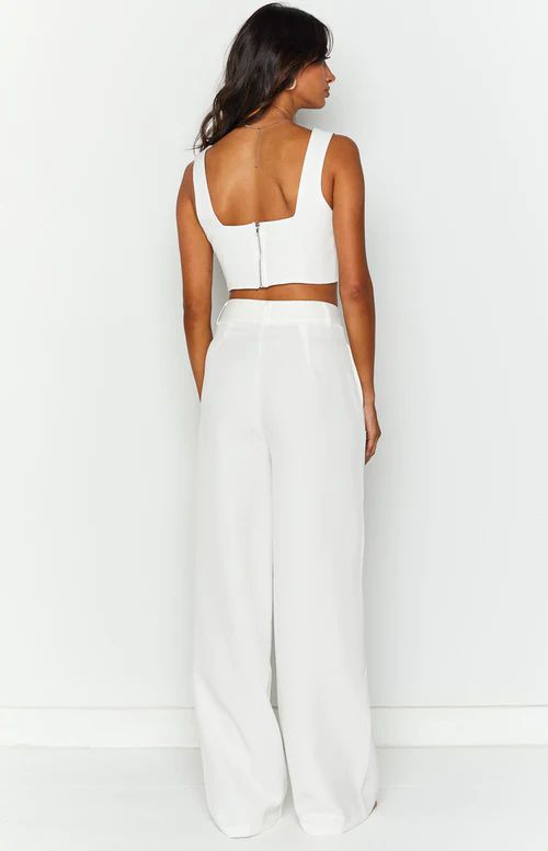 SNDYS Axel White Suit Pant | Beginning Boutique (AU)