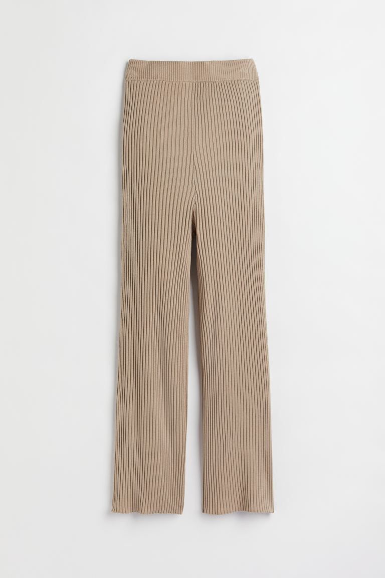 MAMA Rib-knit Pants | H&M (US + CA)