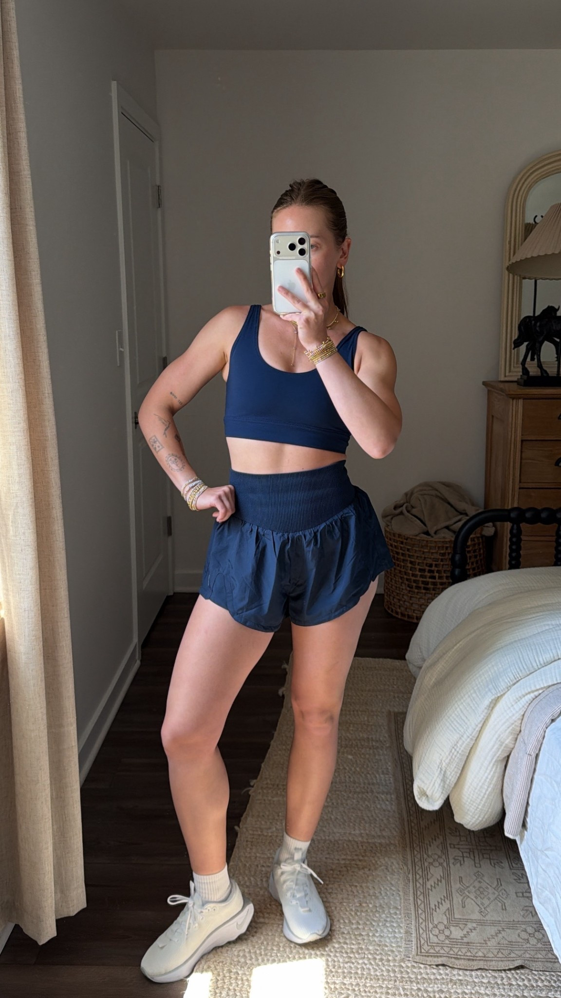 4/24/26 Navy Walk Outfit + Favorite Walking Sneakers


Today’s walk outfit in one of my favorite Free People Movement sets 🤍 wearing an XS in both the shorts and sports bra, paired with my Garmin and my go-to Nike sneakers for walking (so comfortable). Easy pieces I reach for on repeat—everything is linked here ✨

#LTKActive #LTKfitnessgoals