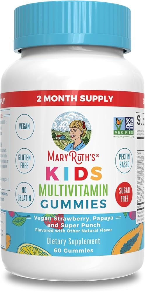 MaryRuth Organics Kids Vitamins | Multi | Sugar Free | 2 Month Supply | Kids Multivitamin Gummies... | Amazon (US)