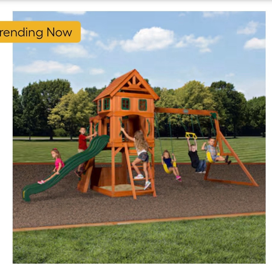 Outdoor play set comes in before Christmas!!!!