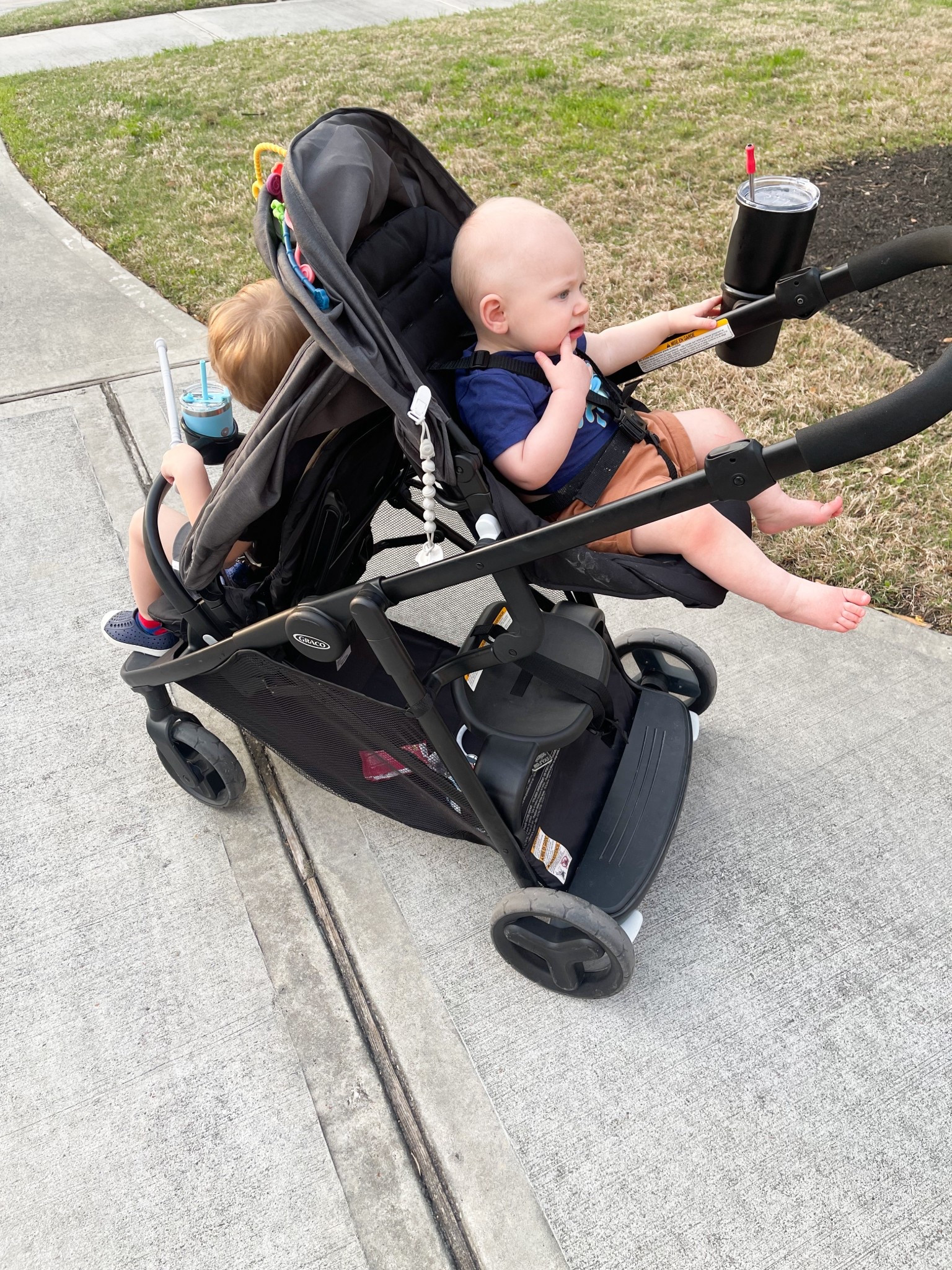 10 months of using this stroller and it has been a life saver! So many different ways it can be a double stroller. It’s been perfect for our family walks

#LTKKids #LTKFamily #LTKTravel